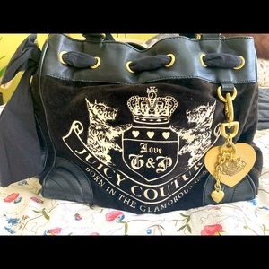 JUICY COUTURE classic shoulder bag with terrier logo